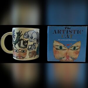 The Unemployed Philosophers Guild Artistic Cat Mug - Featuring Cats and Kittens